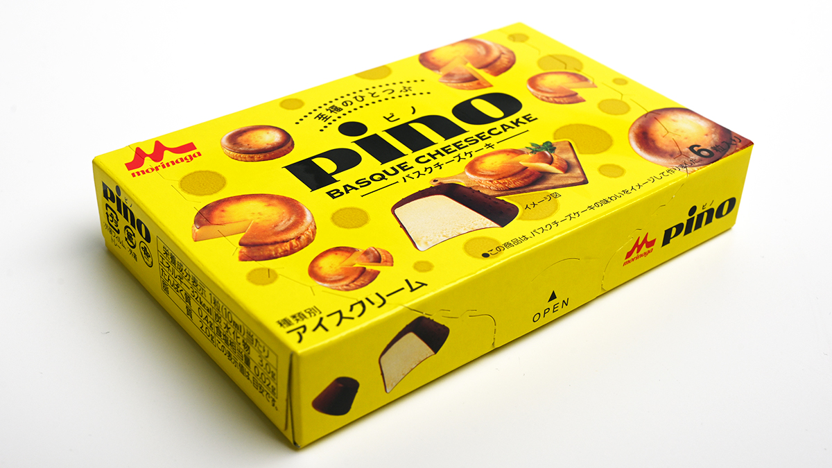 森永乳業『ピノ バスクチーズケーキ』