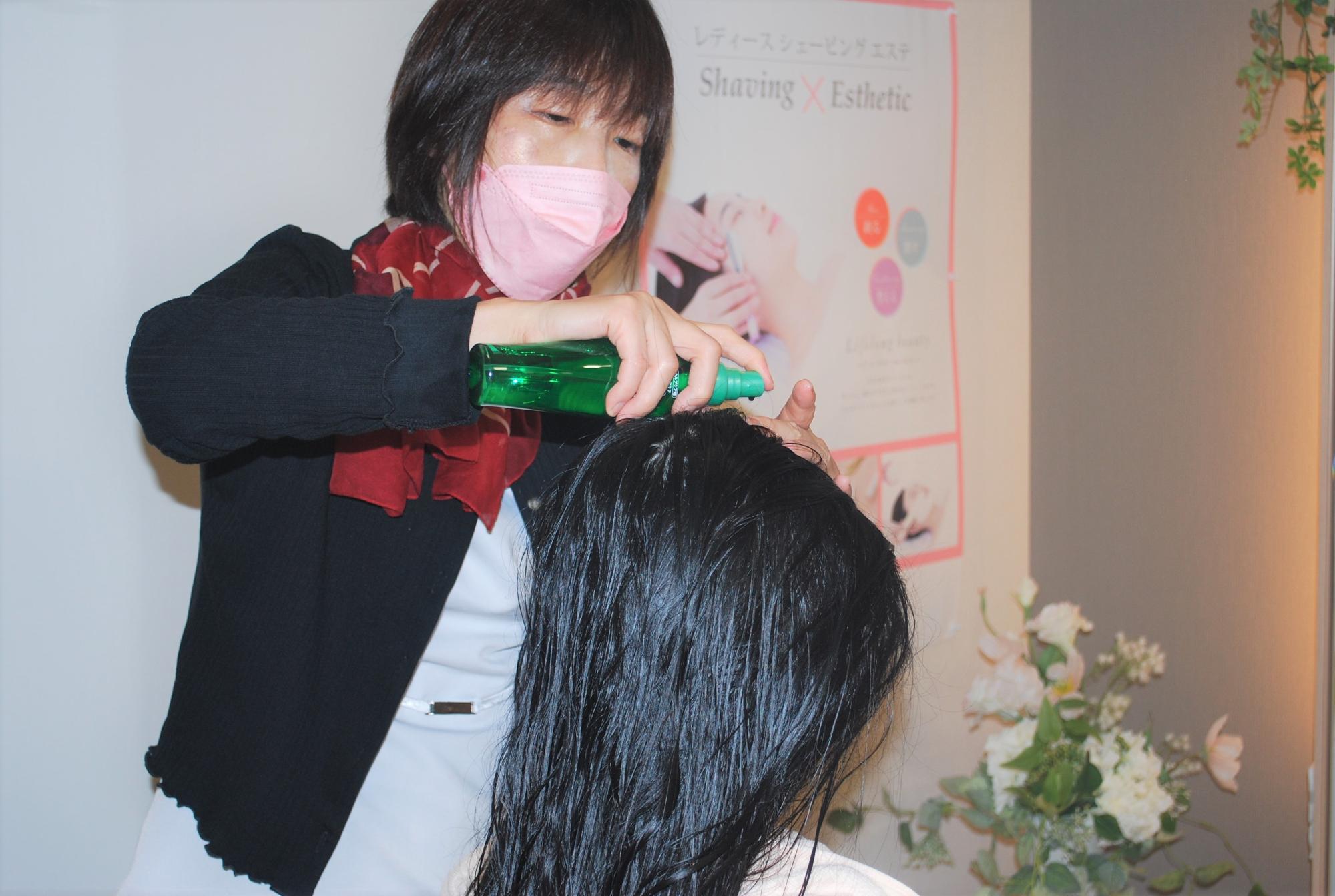 Beauty Salon Hiromi　ビューティーサロンヒロミ　※店長のヒロミさんとモデルさん