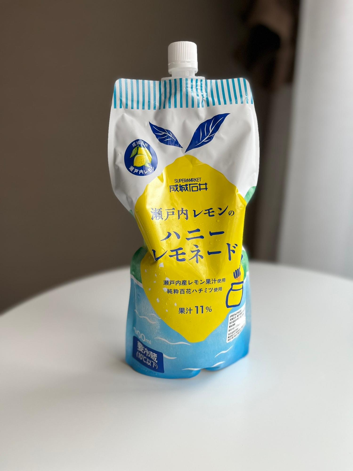 成城石井　瀬戸内レモンのハニーレモネード　900ml　￥799(税抜)　