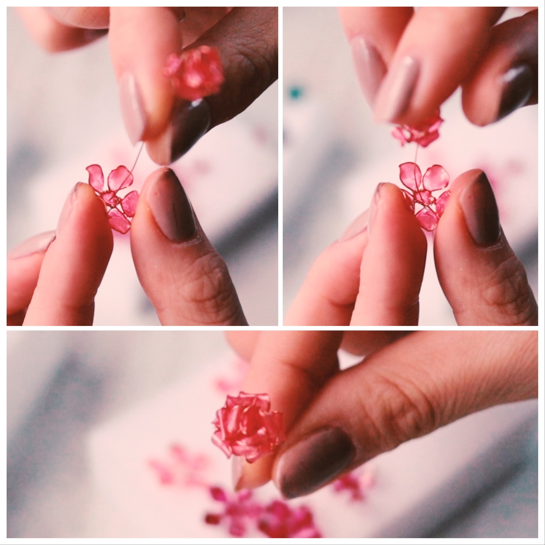大人かわいいミニ薔薇のオリジナルアクセサリーが簡単に作れる ワイヤーレジンをはじめてお家時間を満喫 Shikisou Mono Yahoo Japan クリエイターズプログラム