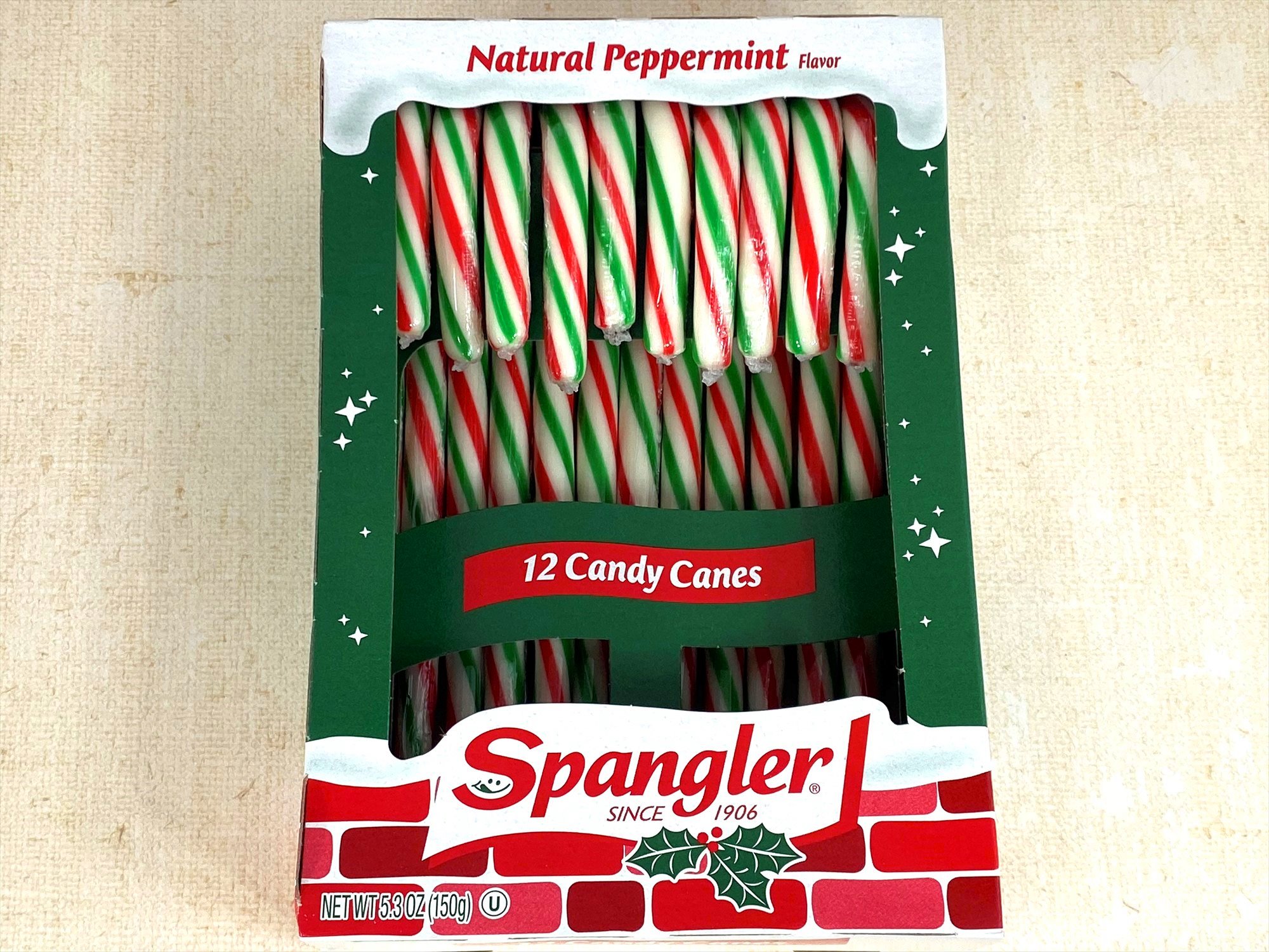 Spangler Candy Canes Natural Peppermint Flaver