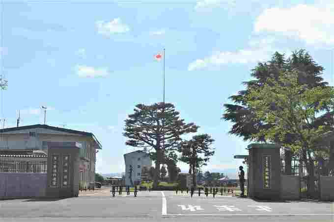 高田駐屯地の新正門（画像提供：駐屯地広報班）