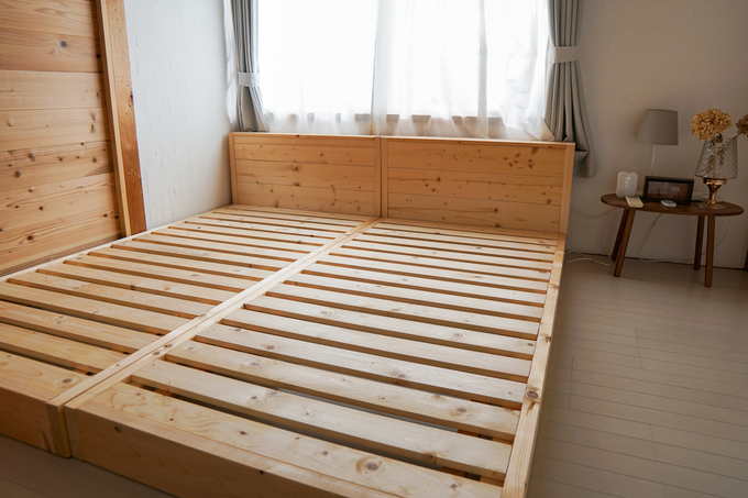 シングルベッドを2個製作