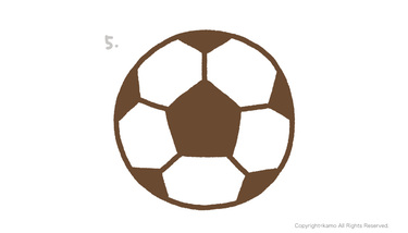 描くなら今 想像より簡単 サッカーボール の描き方 カモ Yahoo Japan クリエイターズプログラム